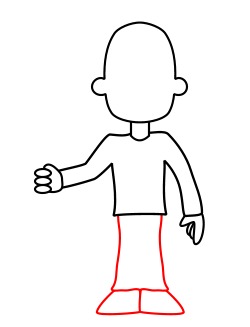 250x327 Drawing A Cartoon Teacher