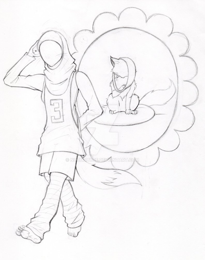 793x1008 Aaliyah The Cat Muslimah By Zahira Grigsby