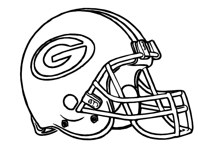 780x612 Aaron Rodgers Coloring Pages Football Helmet Green Bay Packers