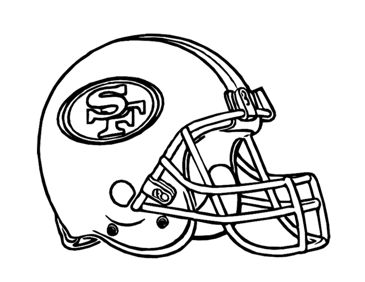 750x580 Aaron Rodgers Sheet Coloring Page Football Helmet San Francisco