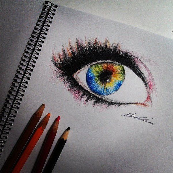 600x601 Abstract Eye Drawing By Drawinmiss On Art