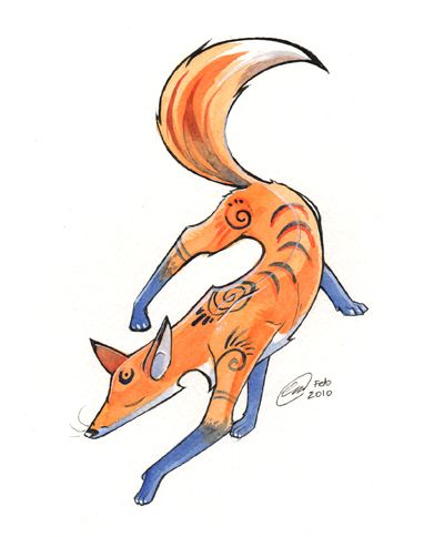 400x484 Fox Tattoo Cool Tattoos Tattoo