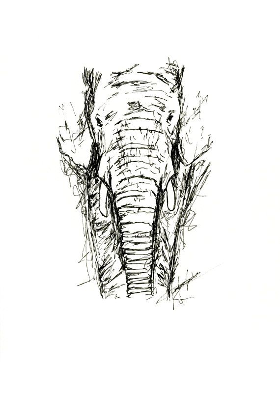 570x812 Prints Now Available! Love This Guy ) Elephant Art
