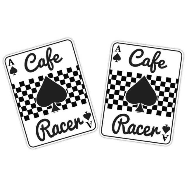 640x640 Cafe Racer Ace Of Spades Stickers Classic Motorbike Motorcycle