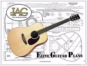 300x228 Project Plandrawing To Build This Dreadnougt Acoustic Guitar