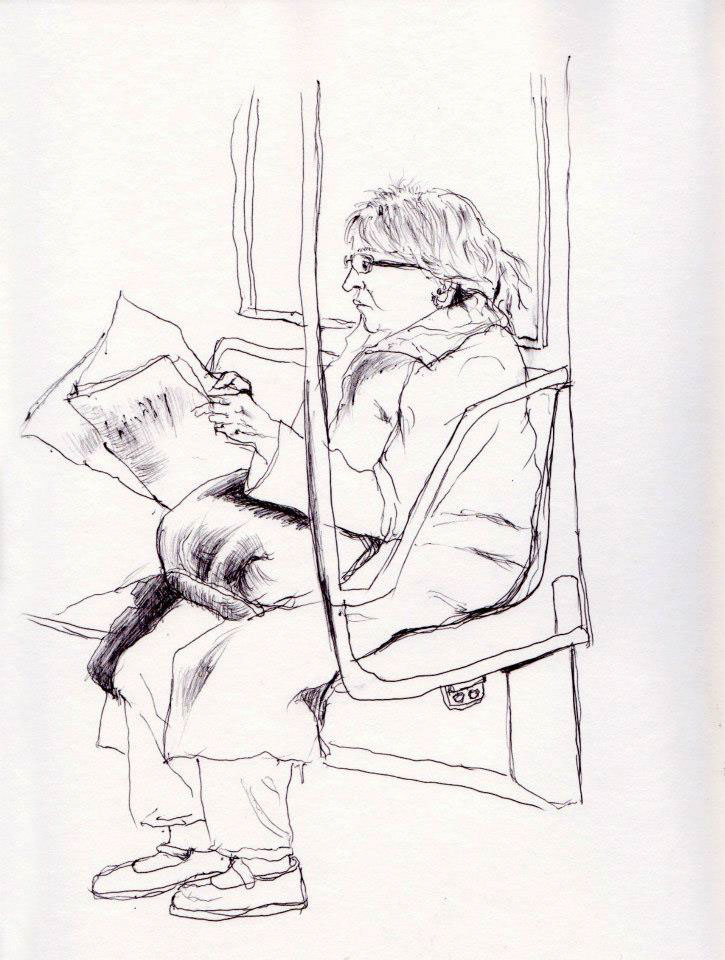 725x960 Drawings In Nyc Subway