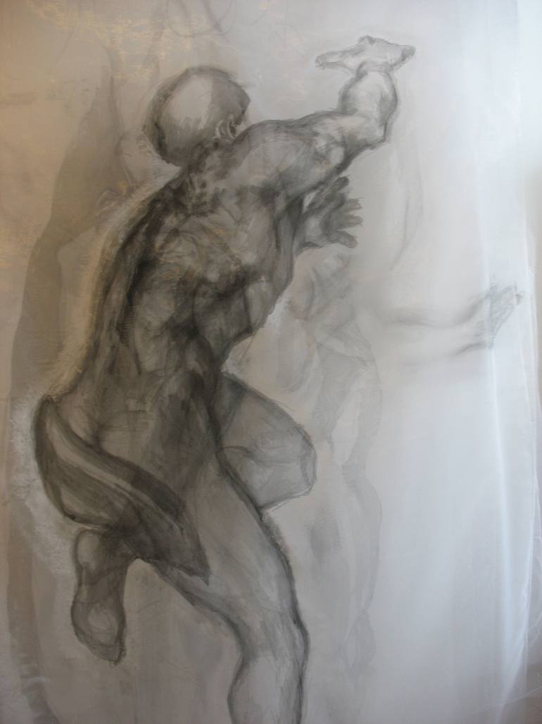 770x1027 Saatchi Art Male Act Drawing By Tatjana Milutinovic Vondracek