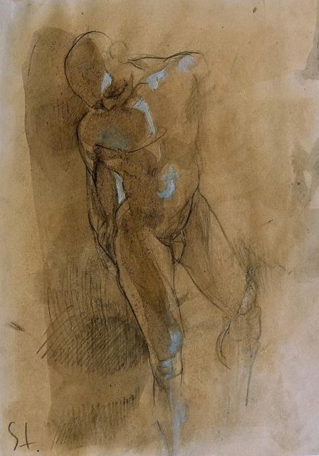 448x640 Stanislav Bojankov Artwork Act 2 Original Drawing Pencil