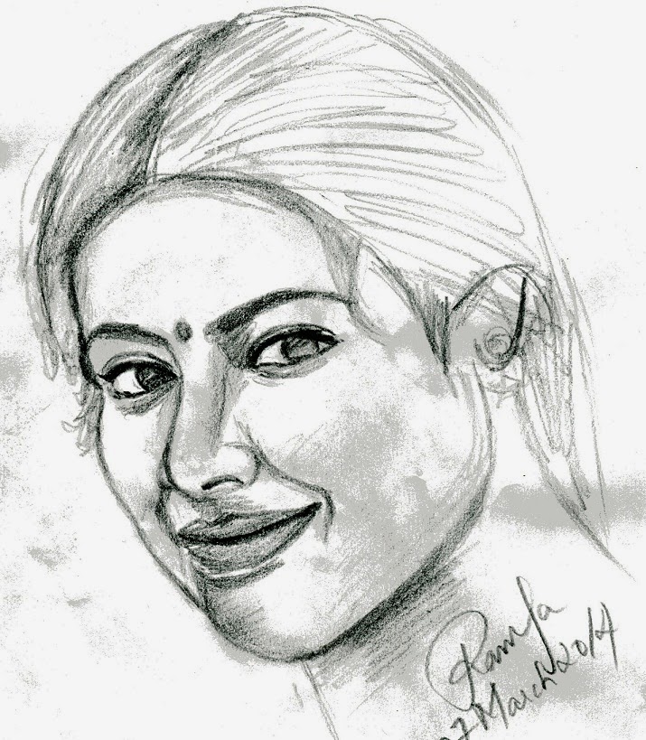 715x819 Photos Hand Drawing Pic To Actress,
