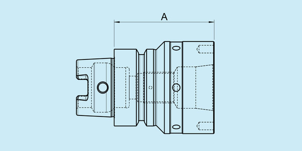620x310 Adapter Hsk A50 For Saacke Cone Haimer