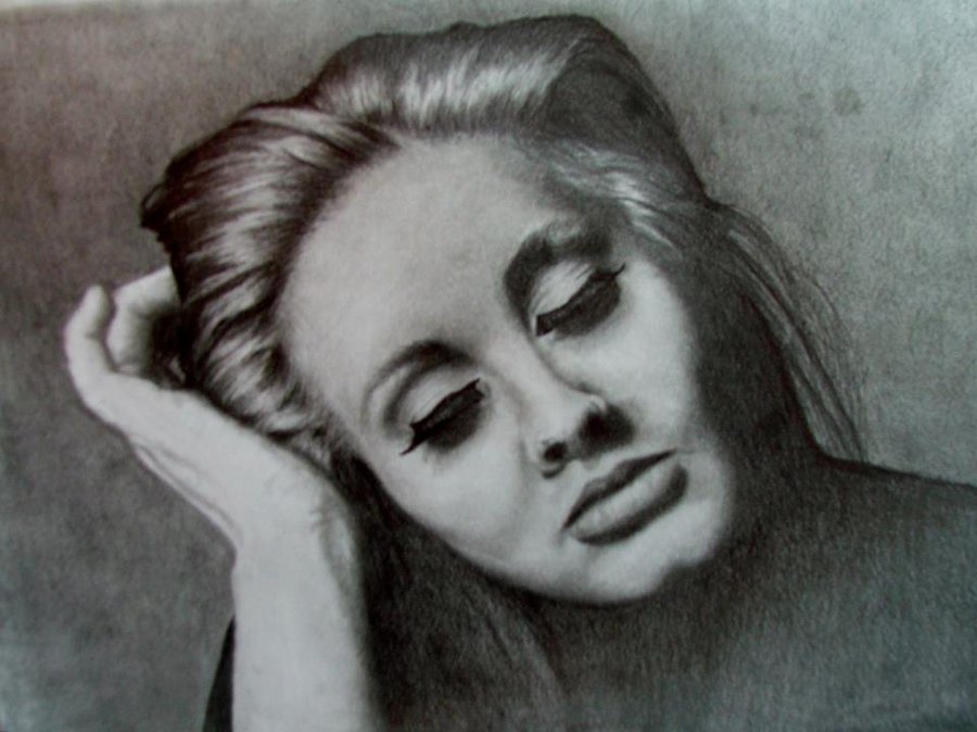 900x674 Adele 21 Drawing By Inflatablepants