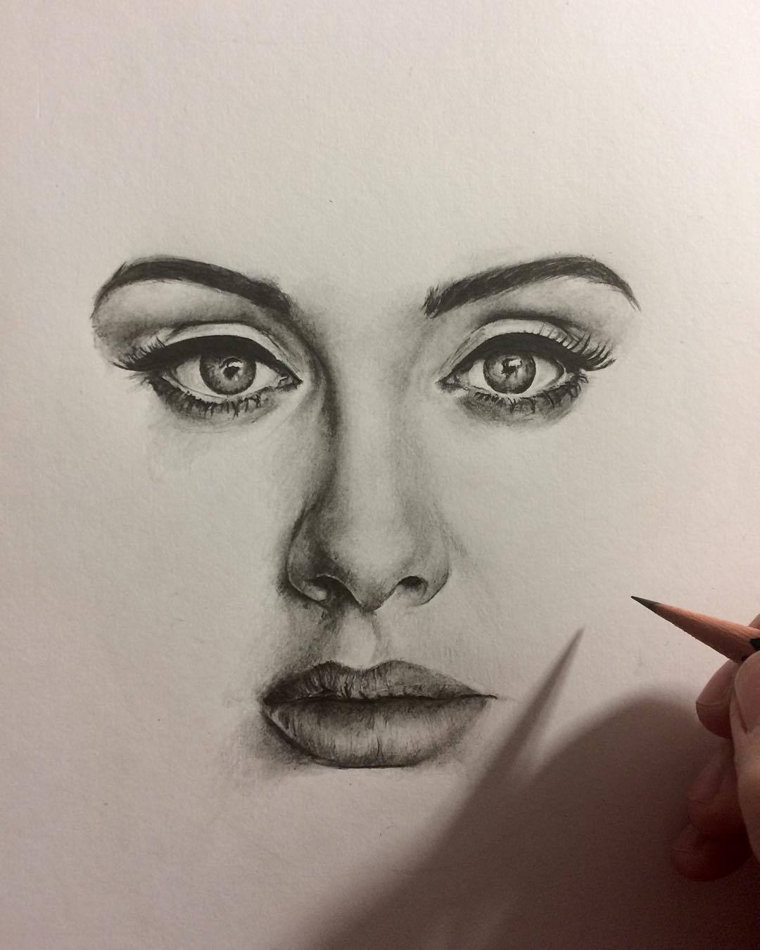 Adele Drawing at GetDrawings | Free download