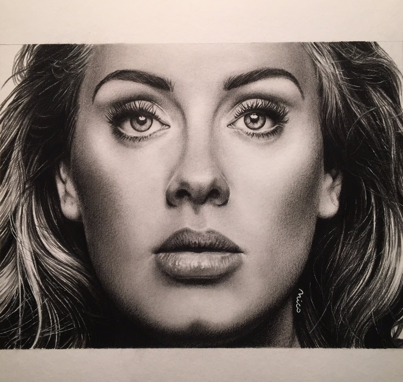 1342x1272 Drawing Adele