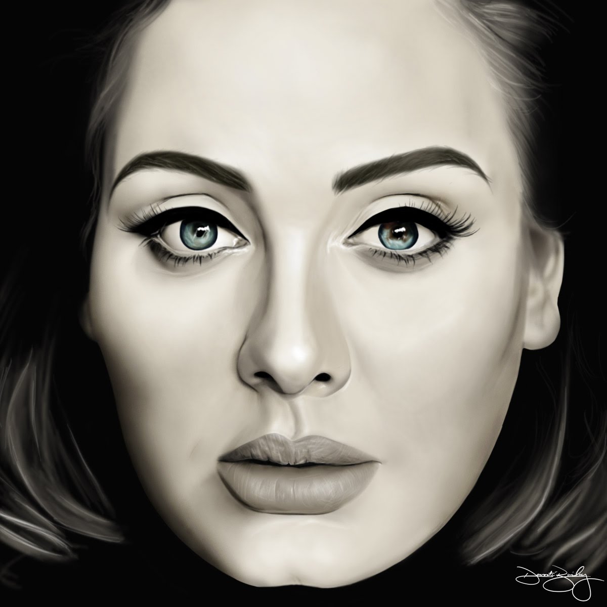 1200x1200 How To Draw Adele