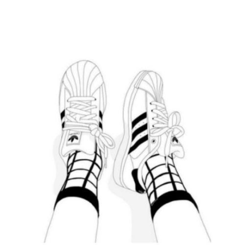 500x500 Adidas Originals Shoes Tumblr Sketches Aesthetic Drawings