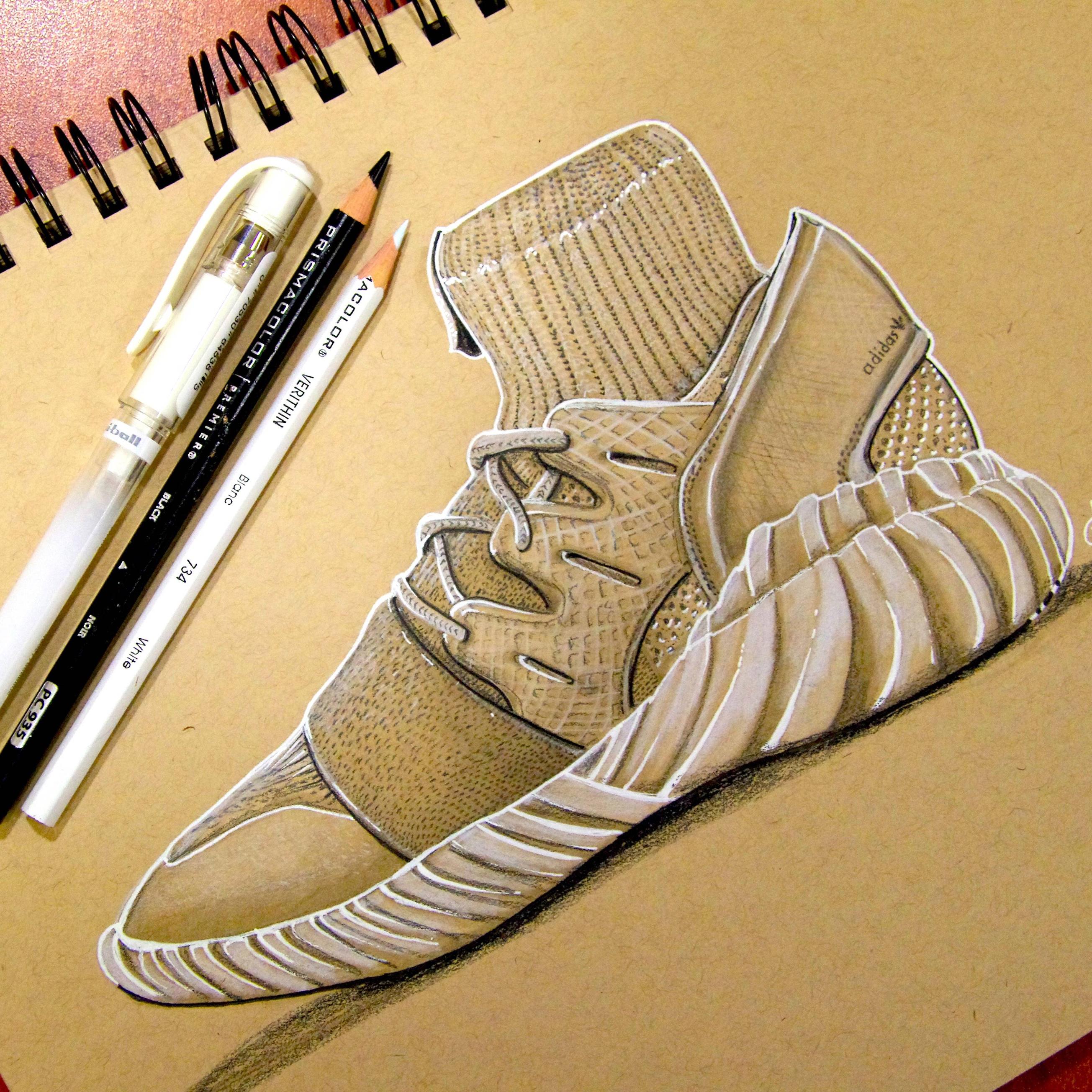 2609x2609 It's Not Perfect, But I Drew An Adidas Tubular Doom Special
