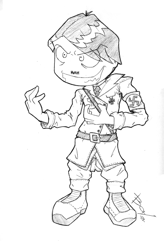 661x972 Chibi Adolf Hitler By Tokeshiro