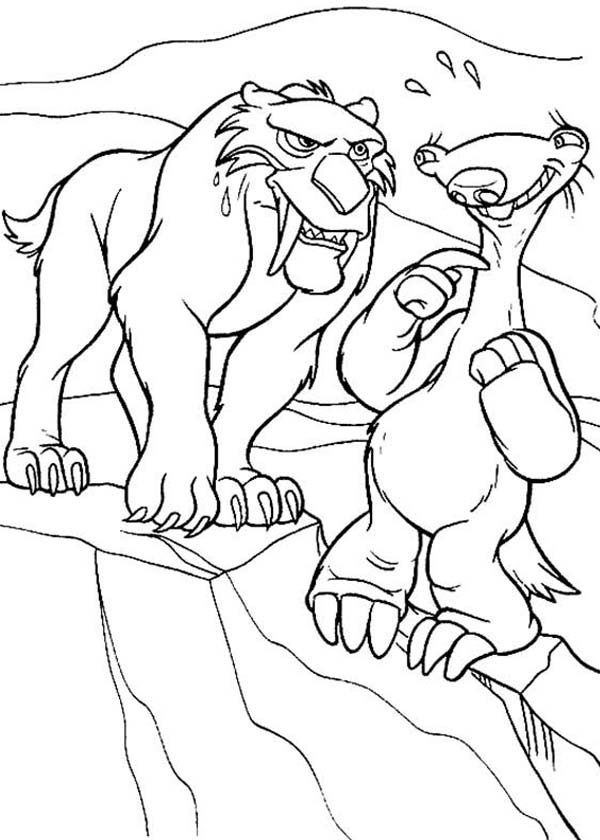 600x840 Drawing The Animals Of The Ice Age Coloring Pages Batch Coloring