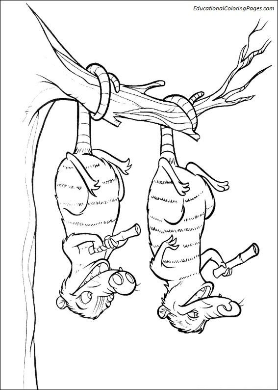 567x794 Ice Age Colouring Pictures For Kids Coloring