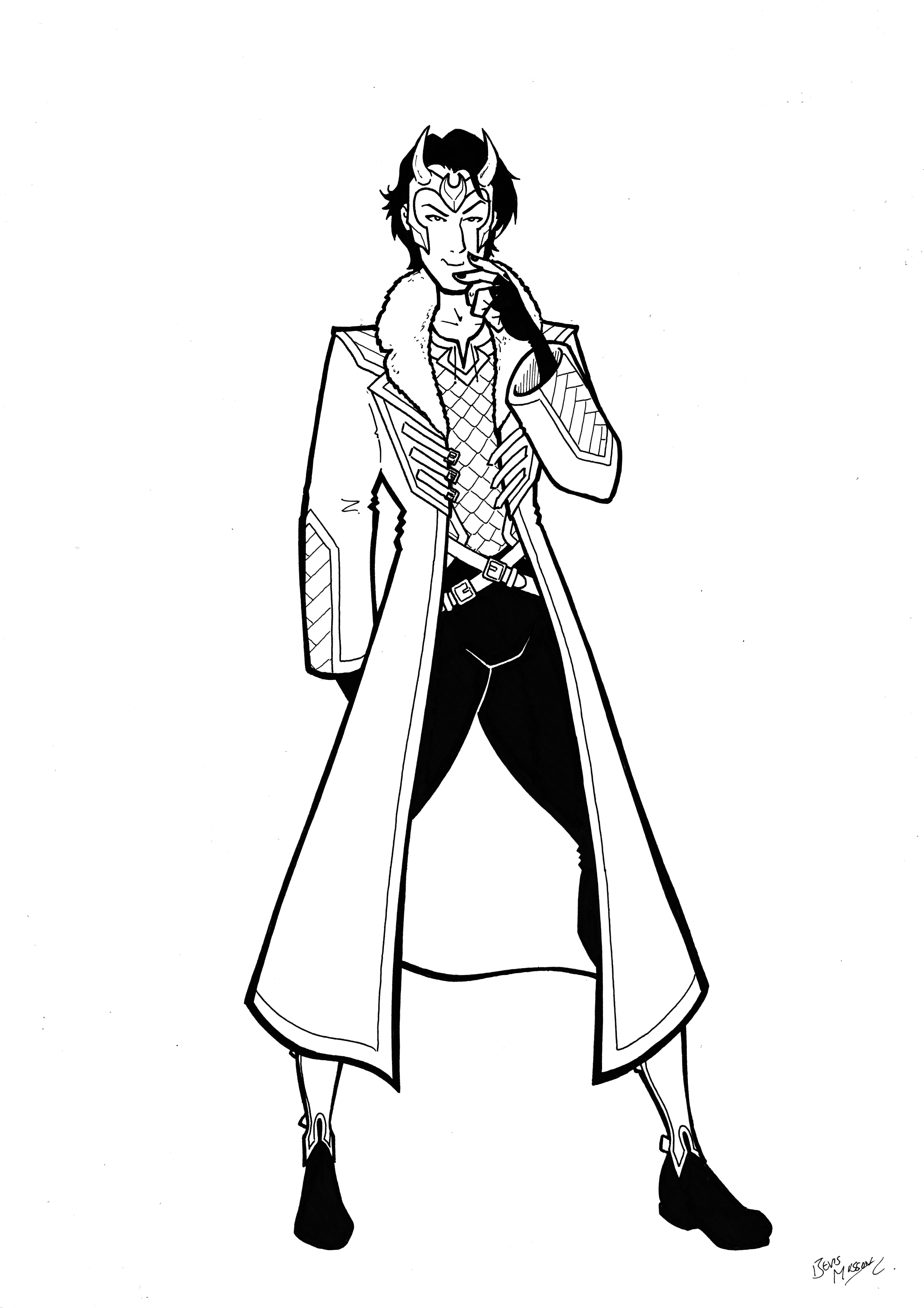 4961x7016 Loki, Agent Of Asgard By Bevismusson