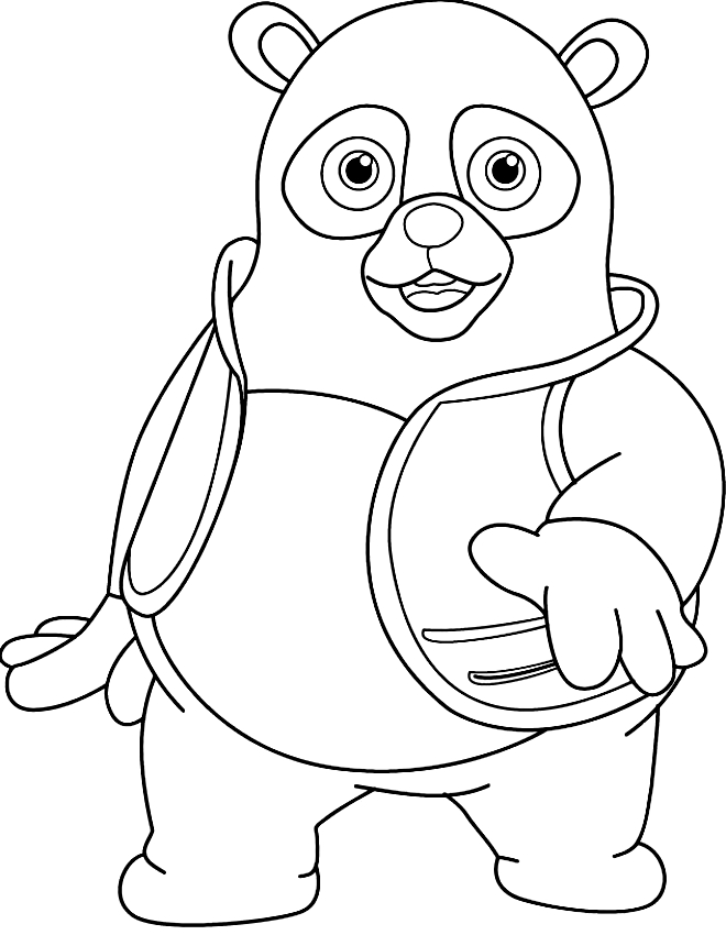 660x850 Drawing Special Agent Oso Coloring Page