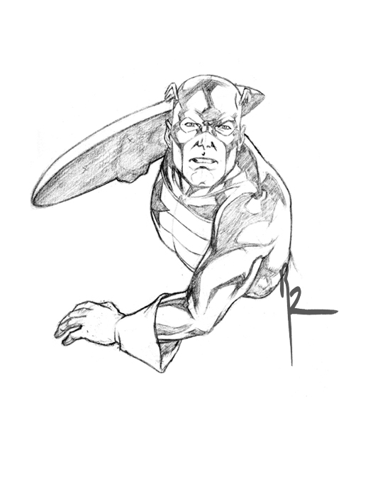 550x700 Drink'N'Draw Paris West Coast Avengers, U.s. Agent By Dousset