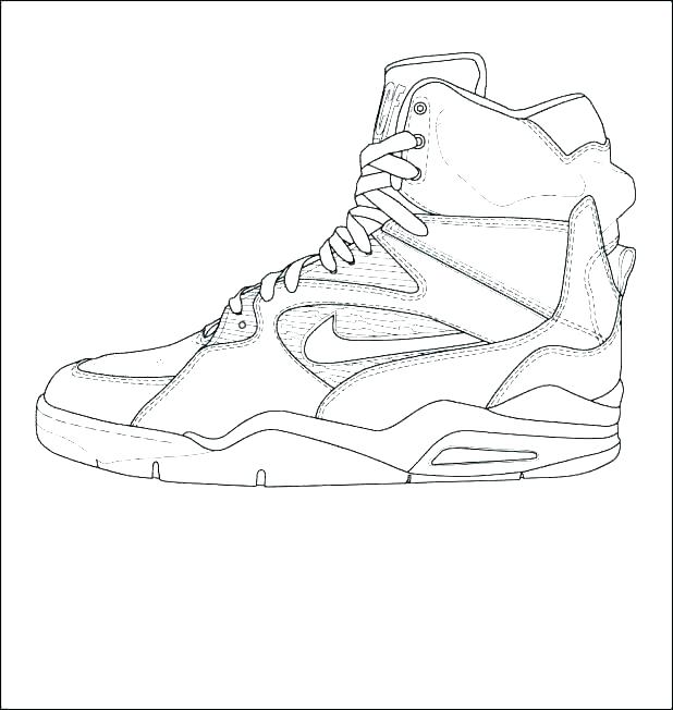 618x652 Air Jordan Coloring Pages Free Shoes Astoriao.win