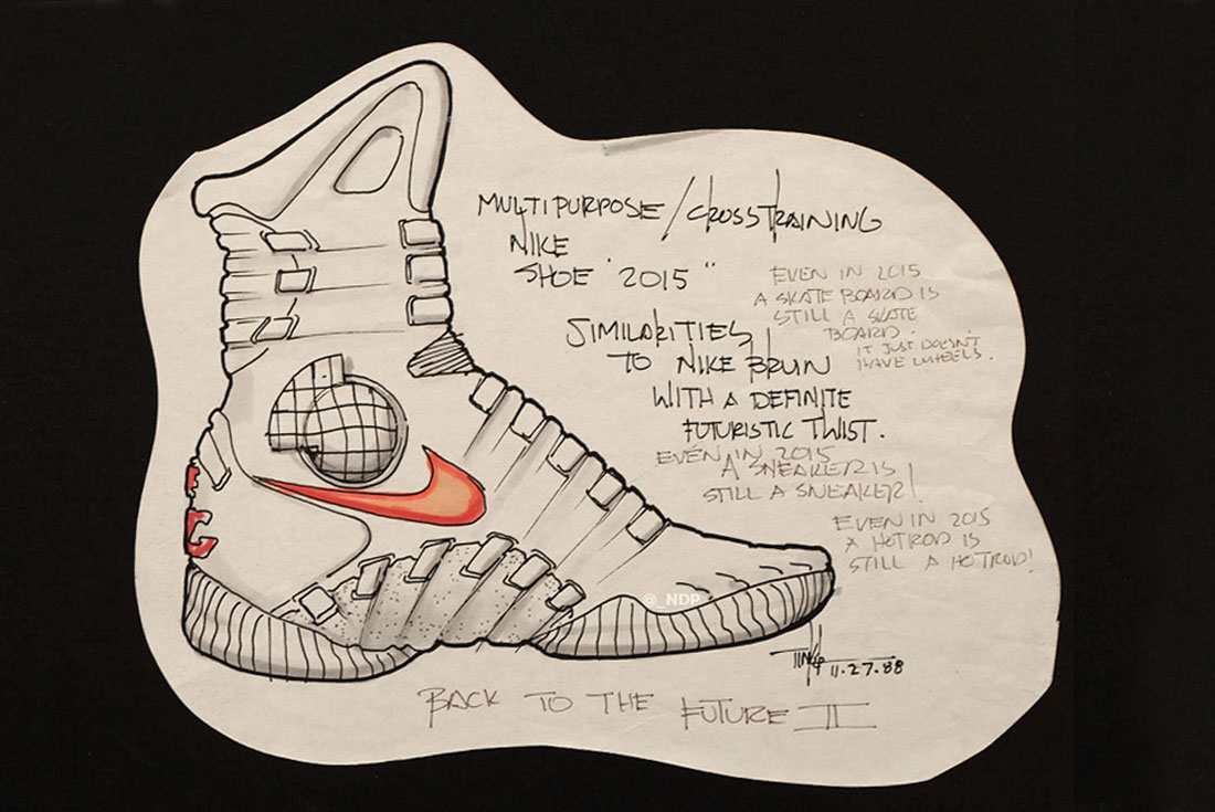 1100x735 Tinker Hatfield's First Sketches Of The Nike