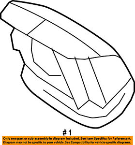 279x300 Ford Oem Airbag Air Bag Driver Steering Wheel Inflator