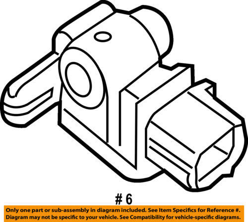 500x449 Nissan Oem Airbag Air Bag Srs Side Impact Sensor 988303ja9a Ebay