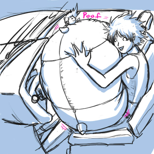 500x500 Air Bag Girl By Shydude