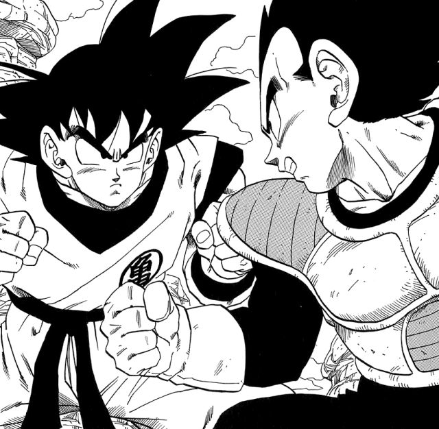 640x626 Bejita Vs Goku Akira Toriyama Goku
