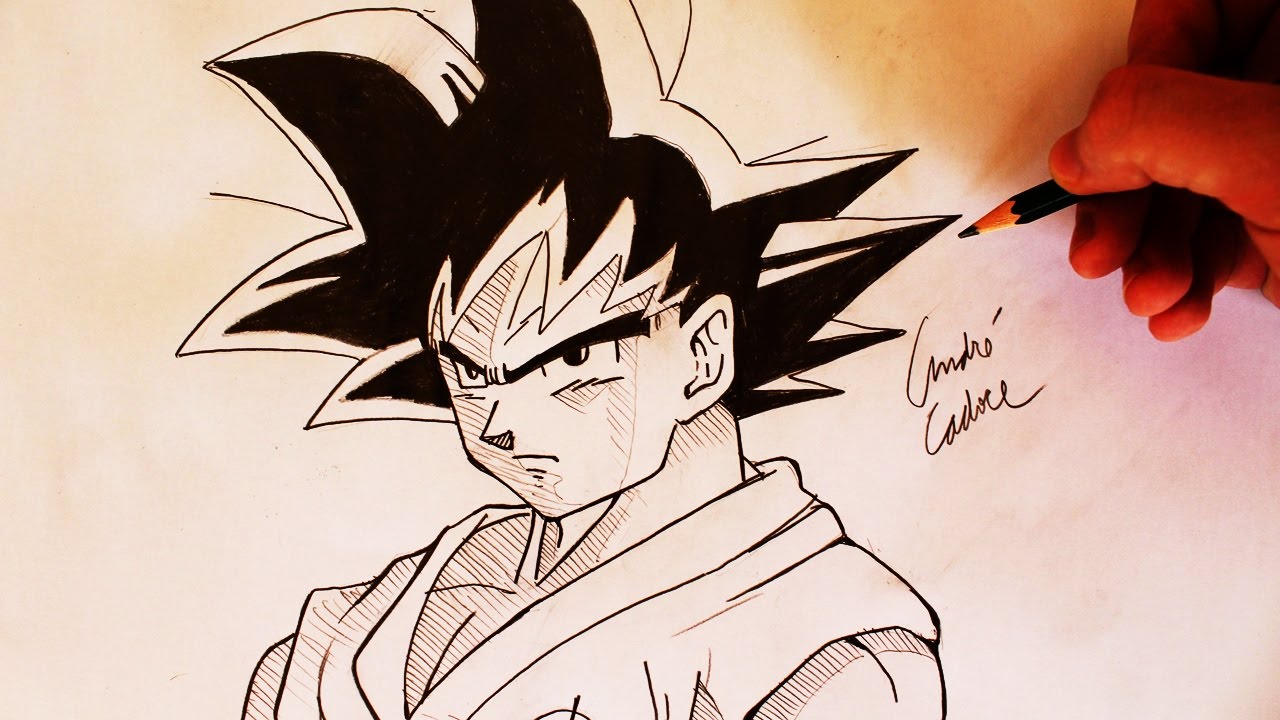 1280x720 Como Desenhar O Goku [Dragon Ball Super]