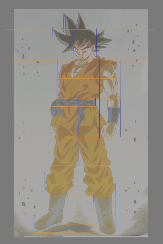 568x852 How To Draw Goku From Dragonball Z