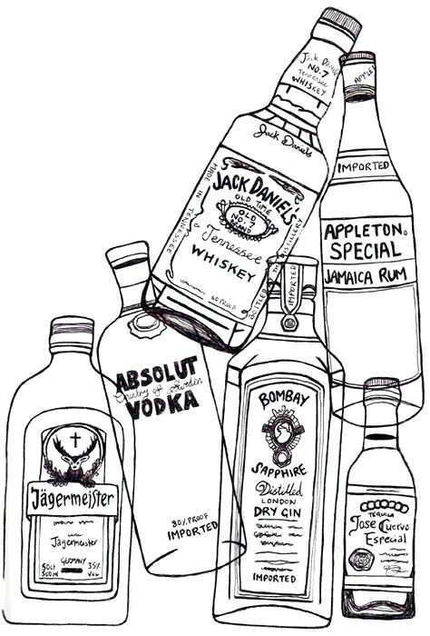 474x700 Coloring Pages ~ Alcohol Coloring Pages Pretty Drawing Drawings