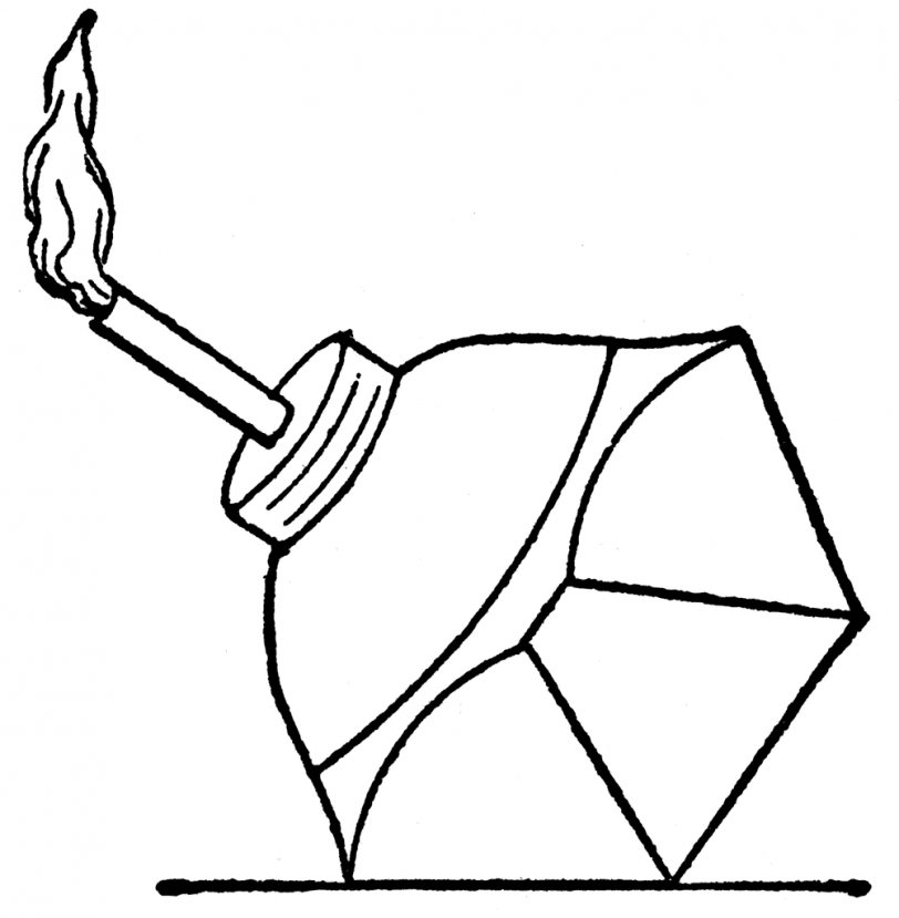 812x829 Nice Alcohol Lamp Drawing