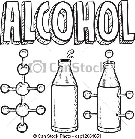 450x462 Collection Of Alcohol Drawing Chemistry High Quality, Free
