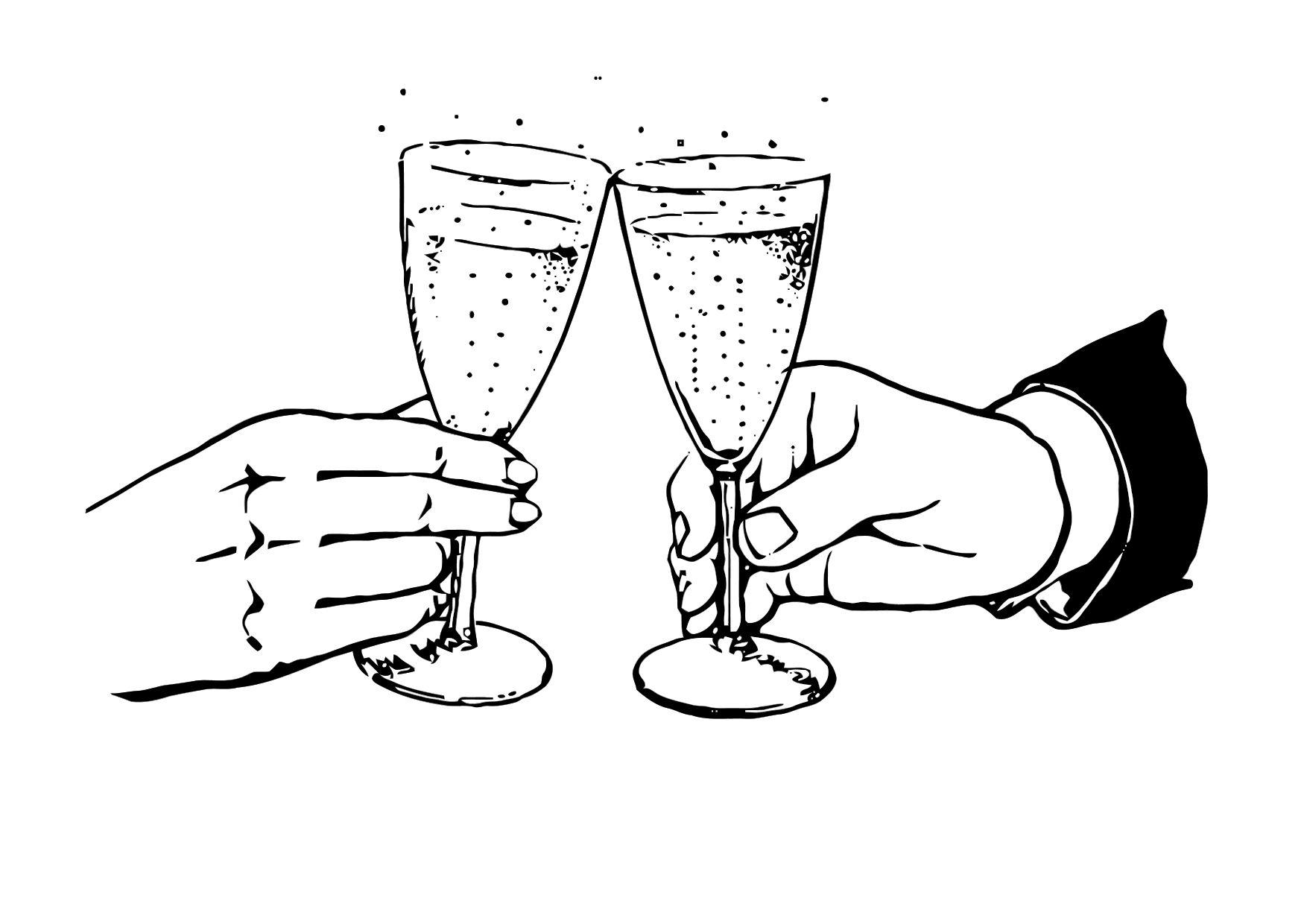 1750x1240 Alcohol Clipart Toast