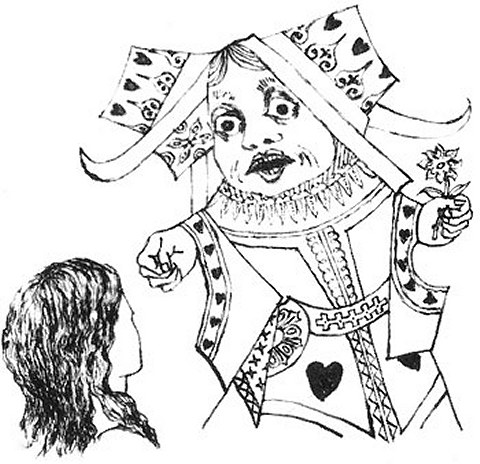 480x464 Alice's Illustrators And Tim Burton's Take On Wonderland Den Of Geek