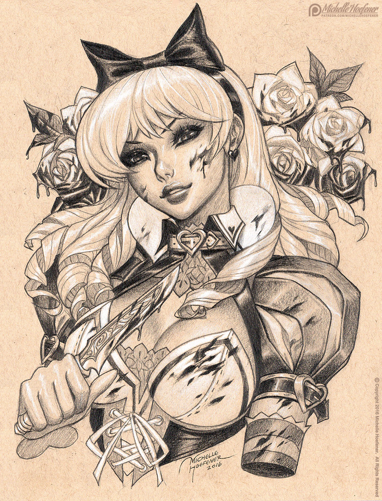 781x1023 Dark Alice In Wonderland By Michellehoefener