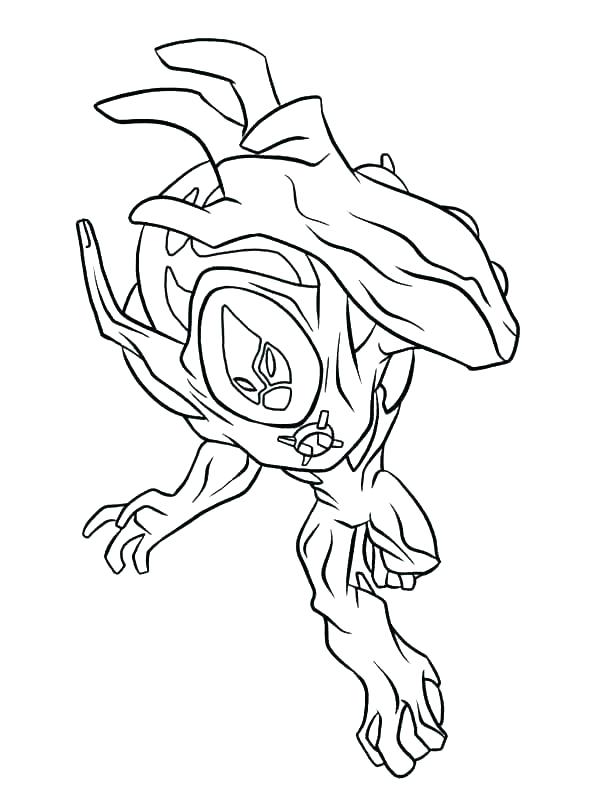 600x807 Cute Alien Coloring Pages Page Father Chicken Little And Aliens