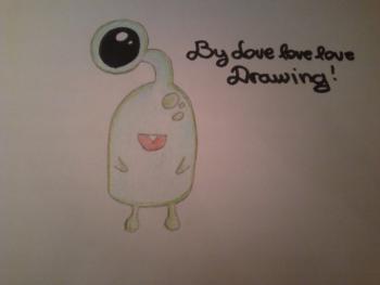 350x263 How To Draw Cute Alien