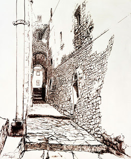 263x320 De Vince Fine Art Drawing And Painting Using One Point Perspective