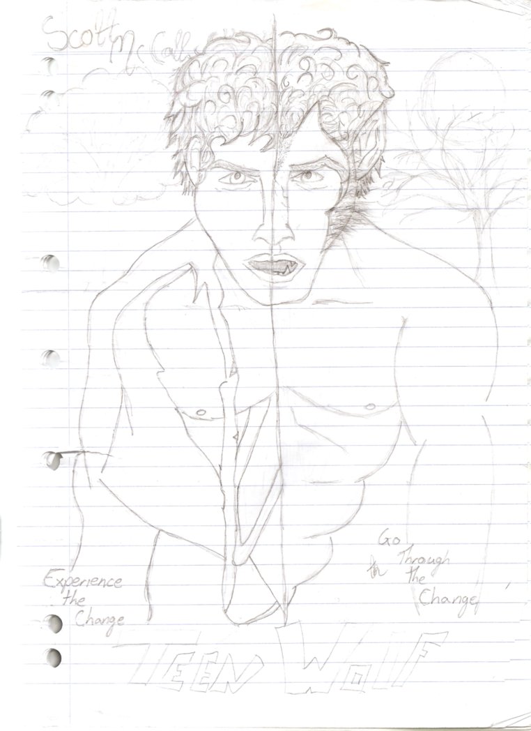 762x1048 Teen Wolf Scott Mccall Drawing. By Justanotheralpha