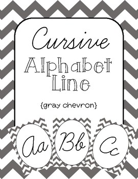 270x350 Chevron Cursive Alphabet Line Teaching Resources Teachers Pay