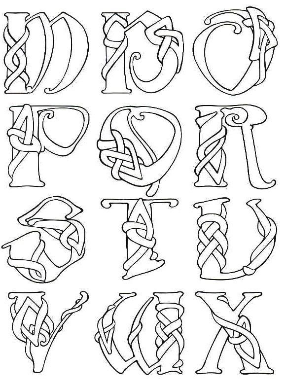 580x785 Druid Pattern Free Printable Irish And Celtic Symbols Collection