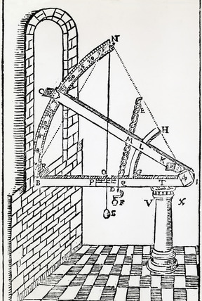 288x428 Tycho Brahe's Altitude Instrument, 1602.