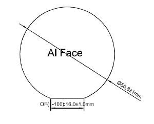 300x242 2 Inch Aluminum Nitride (Aln) Template On Sapphire (0001), Semi Insula