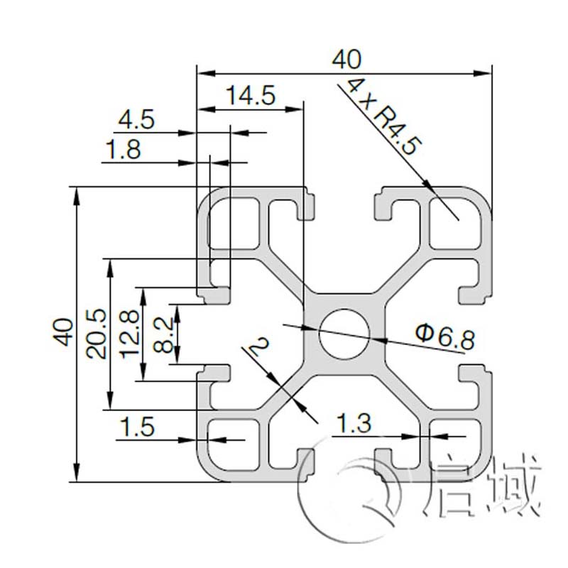800x800 Usd 11.18] Industrial Aluminium Profile 4040 European Standard