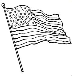236x248 Realistic American Flag Coloring Page Kids Colouring Pages
